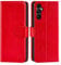 32nd Book Wallet PU Leather Case Cover for Samsung Galaxy A14 (4G/5G) (2023), Flip Case With RFID Blocking Card Slots, Magnetic Closure and Built In Stand - Red
