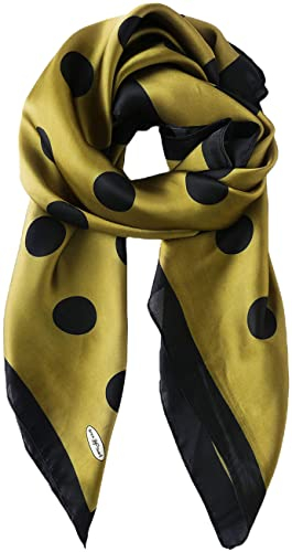 MAIRY Seidentuch Damen Große Quadratische Schals für Damen Seide Kopftuch Bandanas Haartuch Halstuch Haarschmuck M090001