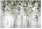 WallArena - Vlies Fototapete Blätter Grüne Pflanzen Natur Beton Vintage Retro 368x254 cm - Fototapeten Tapeten für Wohnzimmer Schlafzimmer Vliestapete Wandtapete Tapete 3D Effekt- inkl. Kleister