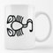 huuraa Kaffeetasse Skorpion Sternzeichen Symbol Keramik Tasse Weiß 330ml mit Tierkreiszeichen Symbol