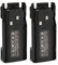 2 Pack 7.4V 4200mAh Li Ion Battery for BF UV82 UV 8D UV 89 UV 82HP UV 82HX, Replacement Walkie Talkie Lithium Ion Battery