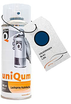 uniQum Autolack Spraydose fürs Auto für VOLKSWAGEN BLAU LJ5G Autolack Reparatur 400 ml