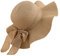 Vivi Idee® Sonnenhut Strohhut Damen faltbar Sommerhut Sonnenmütze Strandhut Straw hat Einheitgröße (Natur)