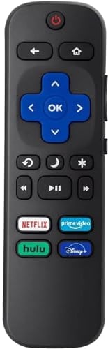 Replacement Remote Control Compatible for Roku TV,for TCL Roku/for Hisense Roku/for Onn Roku(Not for Roku Stick,Box and Players)