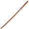 Bokken Roteiche mit BO-Hi (Blutrille) - Bokuto für Iaido, Aikido, Kenjutsu etc., ca. 101 cm