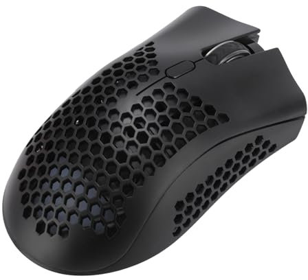 Elprico Wireless Gaming Mouse,PC Gaming Mice with 3 DPI Adjustment,RGB Backlit Ergonomic Mouse,Honeycomb Shell,Hex Design, 2.4Ghz Wireless,6 Programmable Buttons for Laptop PC