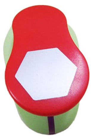 rockible Sechskant-Stanzer für Papierarbeiten, Papierstanzer zum Basteln 2,5 cm, Sechseck-Formen-Lochstanzer für Bastelarbeiten, Scrapbooking