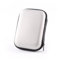 Funda para disco duro para 2.5'' Discos Duros, Funda rígida para Portable External disco duro, solide antichoc SSD HDD case con Compartimentos Interiores, Porta Disco Duro, Blanco