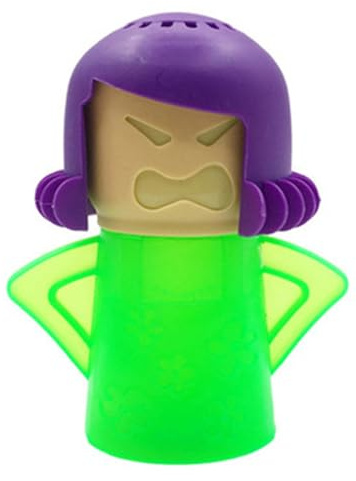 Angry Mom Mikrowellenreiniger | Mikrowellen-Dampfreiniger – Cartoon Cool Fridge Odor Remover für Zuhause, Küche und Büro