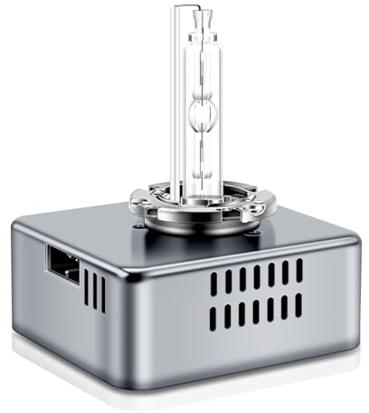 BIHEE D5S Xenon Brenner 25W 6000K Diamond Weißlicht HID Scheinwerferlampe Metallstents Base Auto Scheinwerfer Birne Autolampe, 1 Lampen
