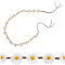 W WIDMANN MILANO Party Fashion 01789 - Gürtel Gänseblümchen, Accessoire, Hippie, Flower-Power, Fasching, Karneval, Mottoparty