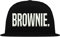 TRVPPY Unisex Snapback Cap Modell Brownie Kappe Schwarz