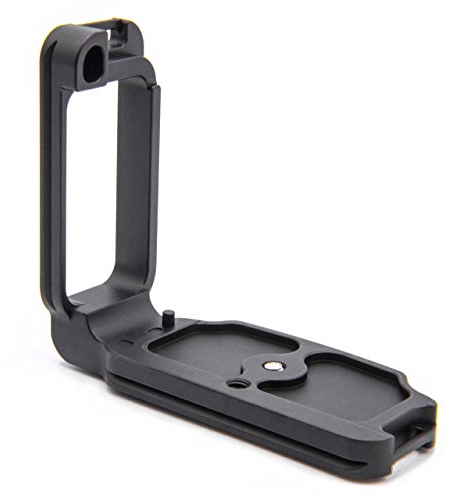 vhbw L-Winkel kompatibel mit Nikon D850 Kamera - Aluminium (eloxiert), Schwarz - Ersatz für D850-L