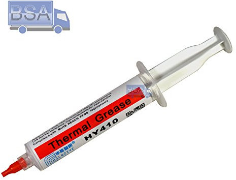 Halnziye 5 x Pâte Thermique pour CPU HY410 30 g Blanc 1.42 W/m-k Thermal Grease 5 x