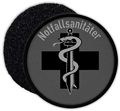 Copytec Patch Notfallsanitäter Aufnäher Klett Rettungsdienst Rettungs Bundeswehr #30772
