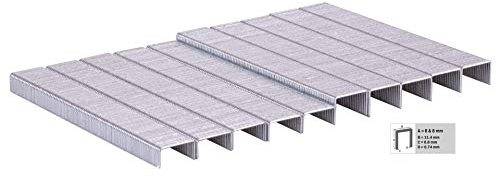 VONROC Heftklammern 6 & 8 mm für Elektrotacker - Universal - 1000 Stück