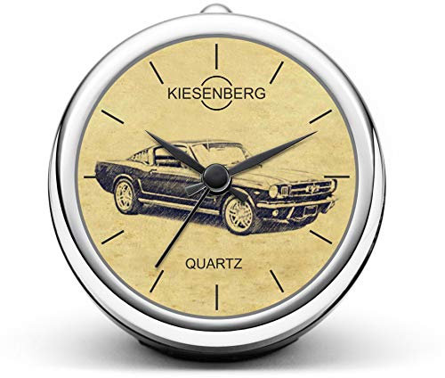KIESENBERG Design Tischuhr Geschenke für Mustang Fastback 1965 Fan Uhr T-4929