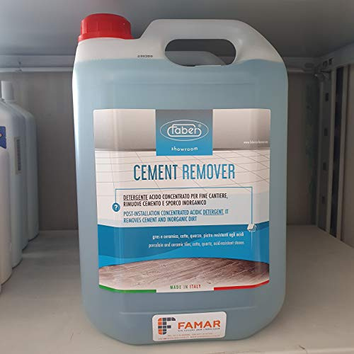 Faber Cement Remover 5 Liter Reinigungskonzentrat zur Entfernung von Beton und anorganischem Schmutz