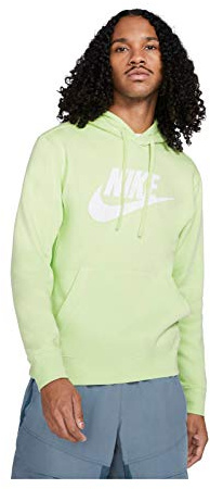 Nike Herren M NSW Club Hoodie PO BB GX Kapuzenpullover, lt Liquid Lime/lt Liquid Lime, M