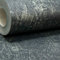 Muriva Travis Texture Charcoal Wallpaper Black Gold Metallic Silver Distressed Industrial