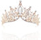 Hochzeitskranz für Braut Strass Prinzessin Diadem für Frauen Ballkranz Königin Krone Hand Hand Krone Hochzeit Haarschmuck Krone Strass Schmuck Strass, Strass, jewelry