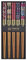 Tokyo Design - Lot de 5 baguettes en bois précieux, avec motifs colorés, baguettes japonaises - Pour sushi chinois, japonais, coréen - Réutilisables, en bois
