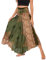 FEOYA Lang fließender Maxi Bohemian Hippie lockerer bequemer Rock