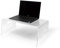 Over Lap Table, Laptop Bed Tray Table, Breakfast Table Acrylic Hygienic Easy Clean (Clear)