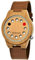 Holzwerk Germany Handgefertigte Designer Unisex Damen-Uhr Herren-Uhr Öko Natur Holz-Uhr Leder Armband-Uhr Analog Klassisch Quarz-Uhr Future Edition Braun Ahorn (Braun-Ahorn.)