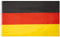 MUWO Flagge Nations Together 90 x 150 cm Nationalmanschaften, doppelseitige Gartenflagge, wetterfeste Fanflagge, Fußballflagge Polyester Länderfagge Deutschland mit Ösen (Deutschland)