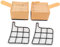 Vklopdsh Set di 2 filtri di protezione del motore (filtro del motore) + 2 filtri HEPA (micro), microfiltro/filtro Hepa, adatti per folletto VK 135, 136, VK135, VK136