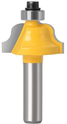 DOUZLE 1pcs Roman Ogee Edge Forming Router Bit 8mm Shank Cove Bit With Bearing Cove Edging And Molding Router Bit