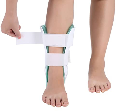 Attelle de Cheville, Orthèse de Cheville en Gel Orthèse de Cheville Réglable Support de Cheville pour Adultes Attelle Stabilisatrice de Cheville Respirante pour Pied Droit Gauche