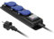 Miratic Prise Exterieure Etanche Rallonge d'Atelier Etanche IP44 3 Prises IP44 Câble Caoutchouc Interrupteur Etanche avec Câble (5 m)