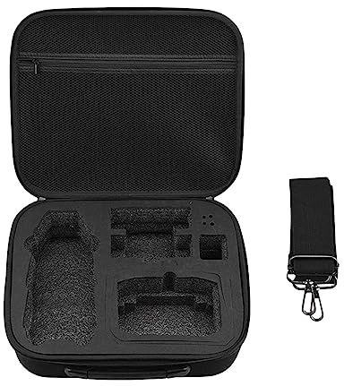 KAREN66 Mavic 3 Pro Tasche Drohnen Tragetasche für DJI Mavic 3 Pro Transporttasche Schutzhülle Koffer Nylon Etui Umhängetasche Aufbewahrungstasche Zubehör (Schwarz)