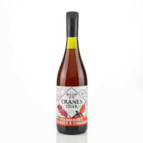 Cranes Cranberries, Oranges & Cinnamon Mulled Cider 3.4% 750ml Bottle