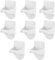 8 Pack Spray Bottle Holder Wall Mount, Adhesive Multipurpose Spray Bottle Hanger Hooks for Umbrella Towel Home Office