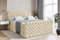 ALTDECOR Boxspringbett mit Matratze und Lattenrost, Topper, Fußteil,Polsterbett mit Bettkasten, Bett mit Stauraum H3- und H4- Matratze, Doppelbett - BOXI8-Z King - 200x200 - Beige Monolith