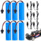 14500 Li ion Akku 3 7v 800mah, TGKYK 6 Stück 3 7v Li-ion Akku 14500 with 6 USB Chargers SM-2P Plug, 14500 Li-ion Akku 3,7v, 3 7 Volt Akku 14500 für RC-Autos, Panzer, Buggys, Boote, Roboter
