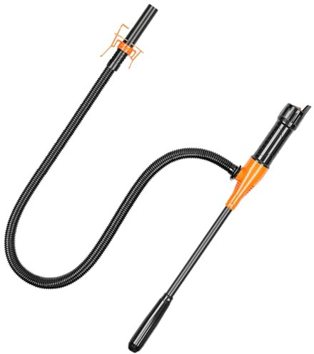 Elektrische Dieselpumpe, Batteriebetriebene Elektrische Benzinpumpe – Tragbare Kraftstoffpumpe, Siphonpumpe mit Automatischer, 2,4 GPM Transferpumpe für Benzin, Pumpe Wasser Abpumpen