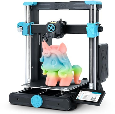 Sovol SV06 ACE 3D-Drucker Open Source, 600 mm/s max. Hochgeschwindigkeit, vollautomatische Nivellierung, mit Kamera, Planeten-Doppelgetriebe-Direktantrieb, Druckgröße 8,66 x 8,66 x 9,84 Zoll