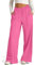 EIRUKON Pantaloni Tuta Donna Larghi Pantaloni Sportivi Donna Leggeri Dritti Joggers Vita Alta con Tasche e Coulisse per Jogging Fitness Sport,Rosa Brillante,L