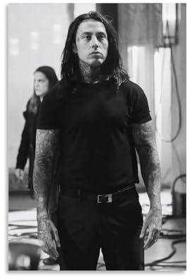 OREAUORN Ronnie Radke (3) Poster, Wandkunst, Leinwand, ästhetisches Vintage-Poster, dekoratives Gemälde für Wohnzimmer, Schlafzimmer, 60 x 90 cm, ungerahmt, 2
