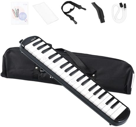 Melodica für Erwachsene, Melodica Musikinstrumente | Blasinstrument Melodica Instrument - Air Piano mit Tragetasche, Harmonium Instrument, 32 Tasten Tastatur für Anfänger und Profis