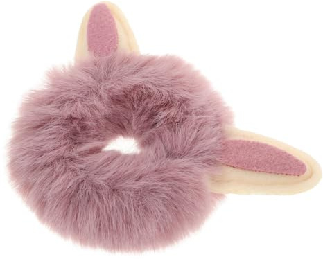 GARIOUANS Elastisches Flauschiges Haargummi Mit Bommel Für Damen Und Kinder Weiches Fellhaarband Spiralförmiges Haarband Vielseitiges Haaraccessoire Für Herbst Und Winter