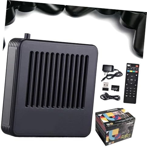 Game Box, con doppio controller wireless 2.4G, 60.000 giochi retrò, videogiochi plug & play con 2 controller doppi wireless (128 g)