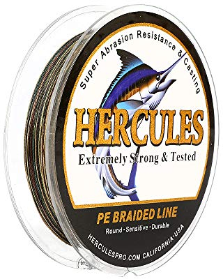 Hercules Super Cast 100m - 2000m 109-2196 Yards Geflochtene Angelschnur 6lb - 100lb Test für Salzwasser Süßwasser PE Geflecht Fischdraht Superline 4 Stränge