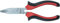 Connex COXT177160 - Pinza per radio e telefono, 160 mm, curva con manico a 2 componenti, colore: Argento/Nero/Rosso