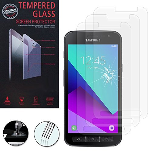 ANNART® [3 Pièces Film Protection écran en Verre trempé pour Samsung Galaxy Xcover 4 SM-G390F - Transparent