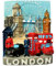 Kühlschrankmagnet mit 3D-Souvenir, London, Dekoration für Zuhause und Küche, London, Kühlschrankmagnet